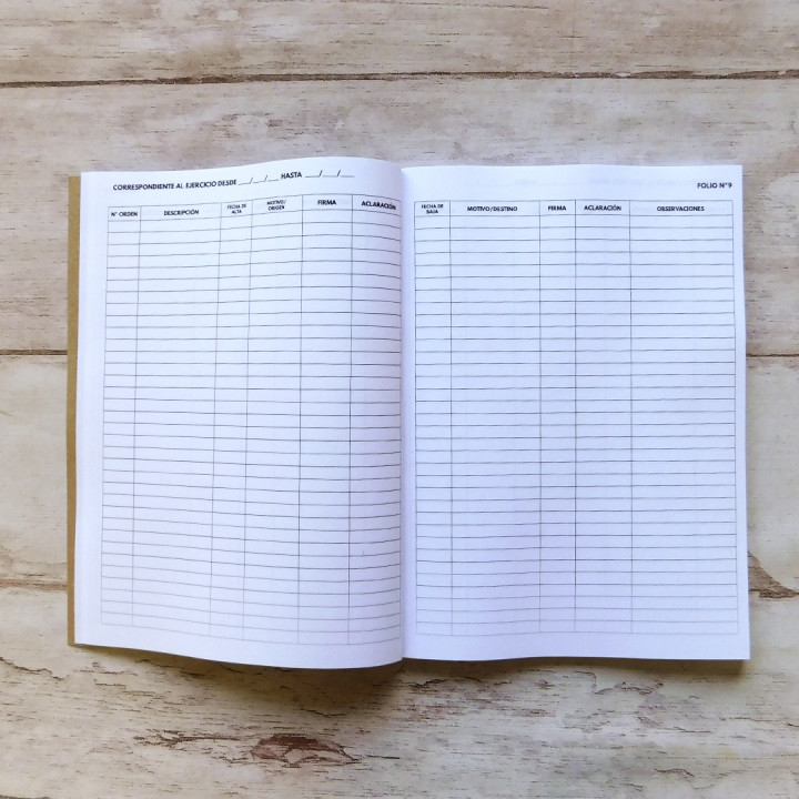 LIBRO DE INVENTARIO