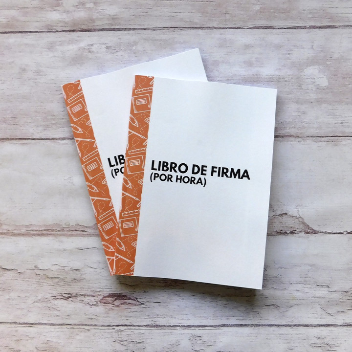 LIBRO DE FIRMA POR HORA