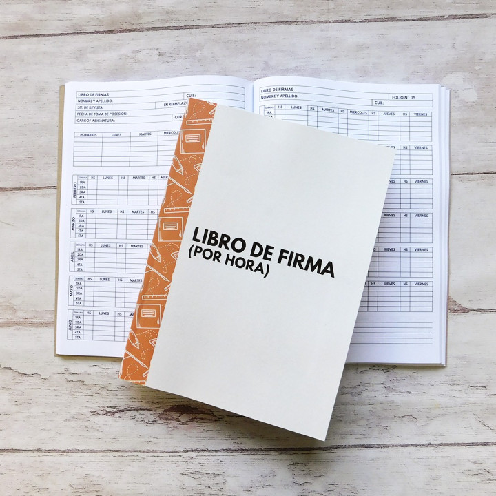 LIBRO DE FIRMA POR HORA
