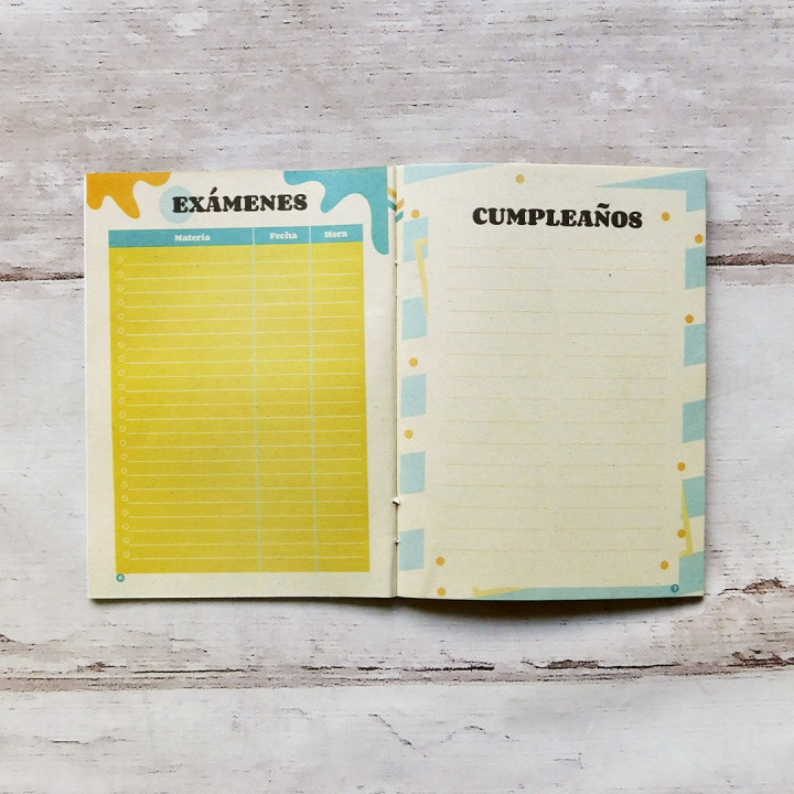 MINI PLANNER ESCOLAR