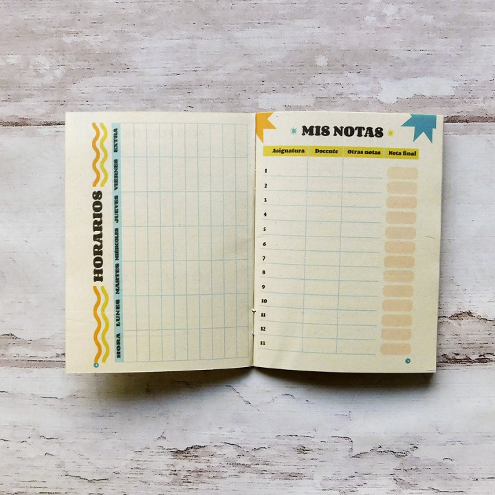 MINI PLANNER ESCOLAR