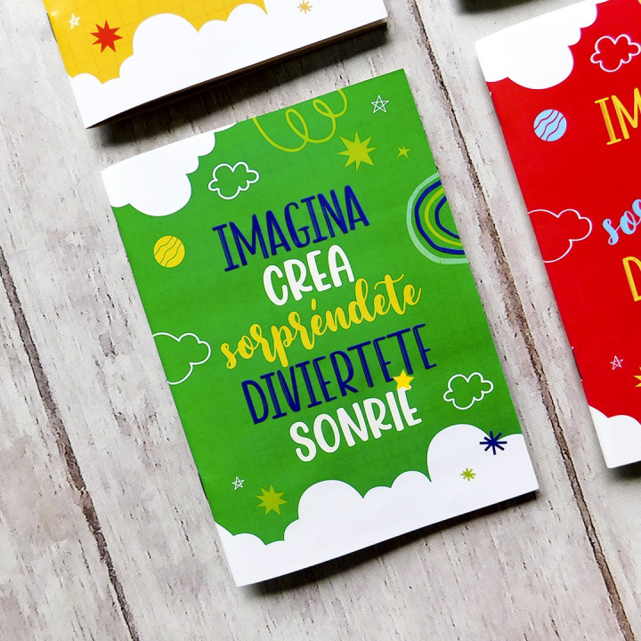 CUADERNO 10X14 ABROCHADO HOJAS LISAS