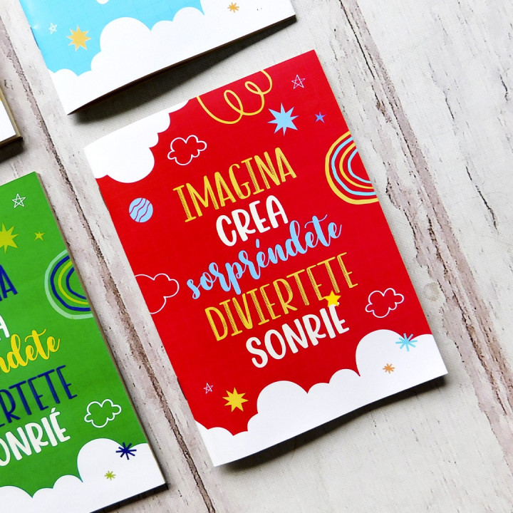 CUADERNO 10X14 ABROCHADO HOJAS LISAS