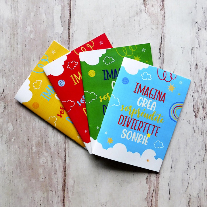 CUADERNO 10X14 ABROCHADO HOJAS LISAS