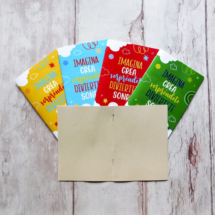 CUADERNO 10X14 ABROCHADO HOJAS LISAS