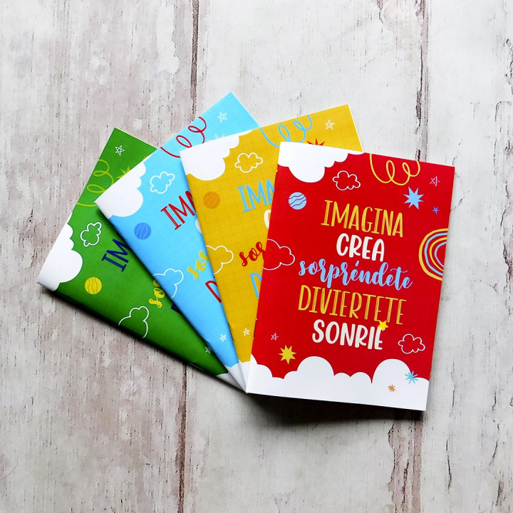 CUADERNO 10X14 ABROCHADO HOJAS LISAS