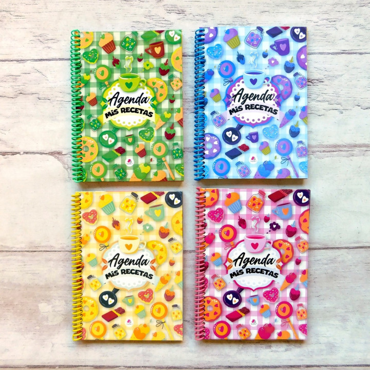 CUADERNO PARA RECETAS Int. Full Color Conv