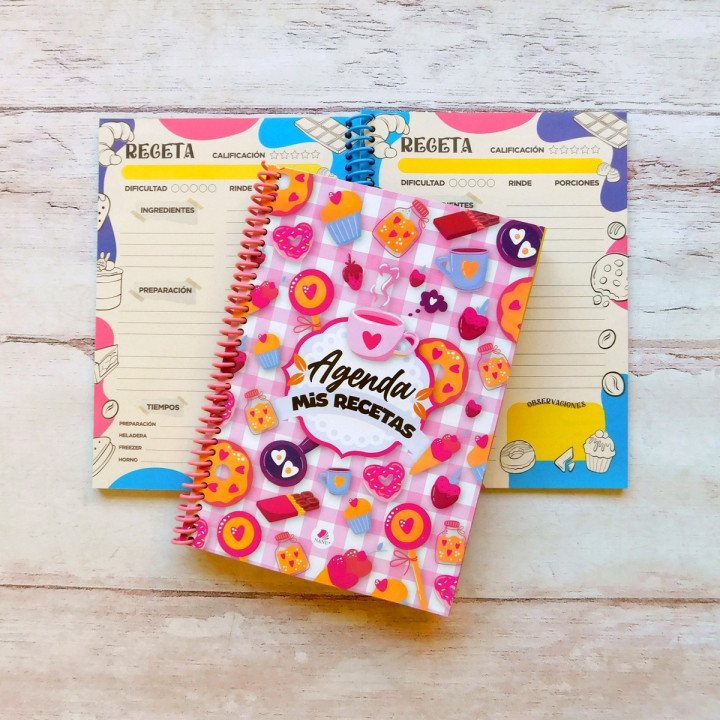CUADERNO PARA RECETAS Int. Full Color Conv