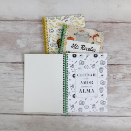 CUADERNO PARA RECETAS Int. B&N Conv.