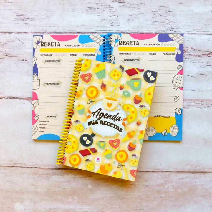 CUADERNO PARA RECETAS Int. Full Color Conv
