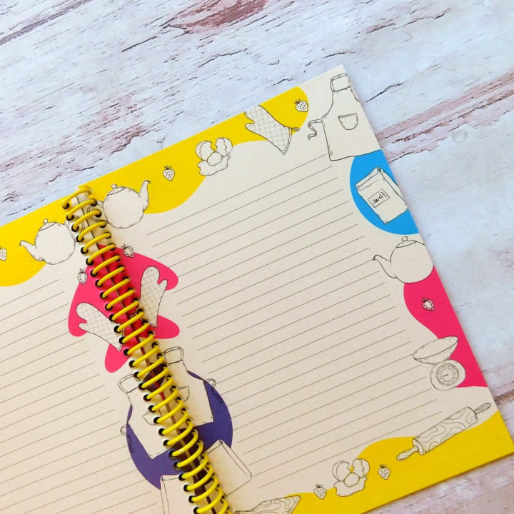 CUADERNO PARA RECETAS Int. Full Color Conv