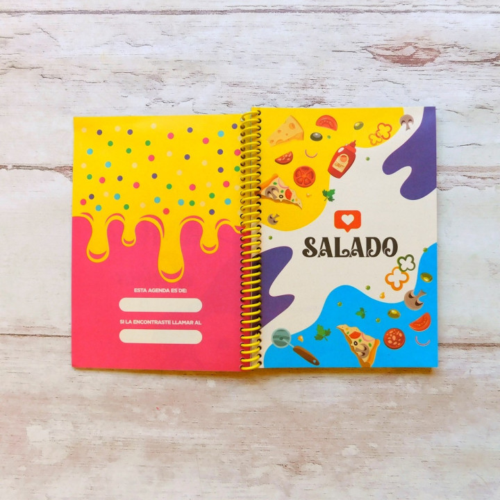 CUADERNO PARA RECETAS Int. Full Color Conv