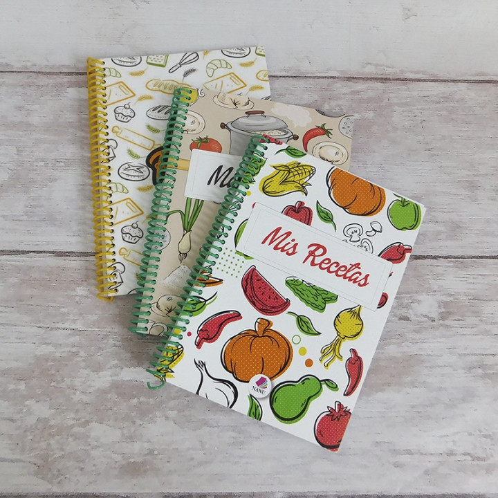CUADERNO PARA RECETAS Int. B&N Conv.