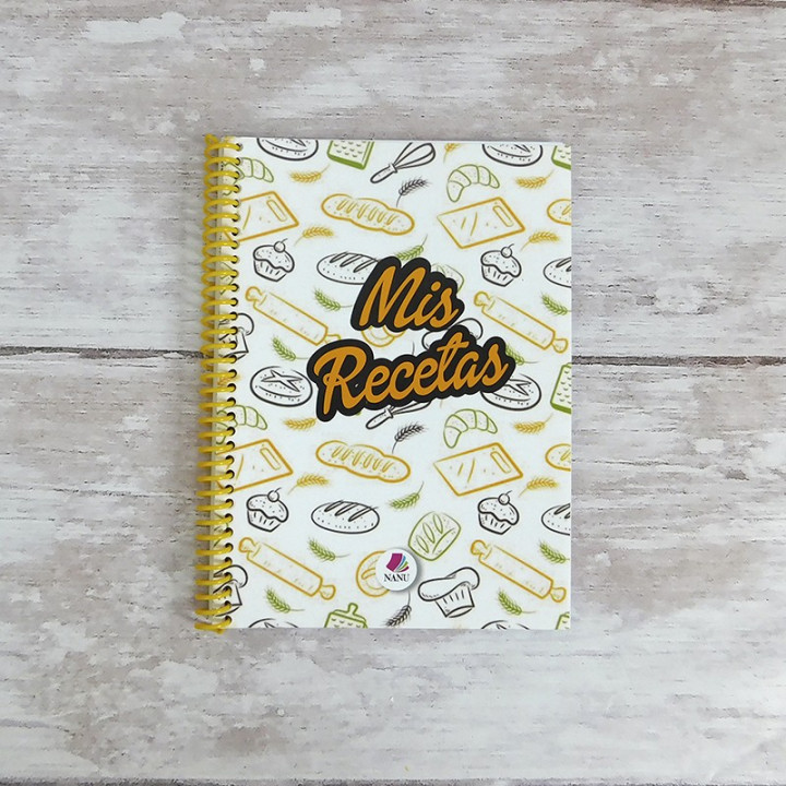CUADERNO PARA RECETAS Int. B&N Conv.