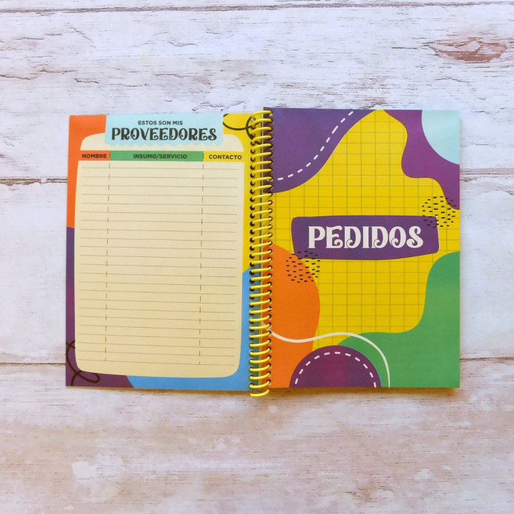 CUADERNO DE PEDIDOS/ EMPRENDEDORES Int. Full Color Conv