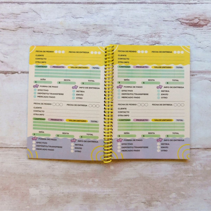 CUADERNO DE PEDIDOS/ EMPRENDEDORES Int. Full Color Conv