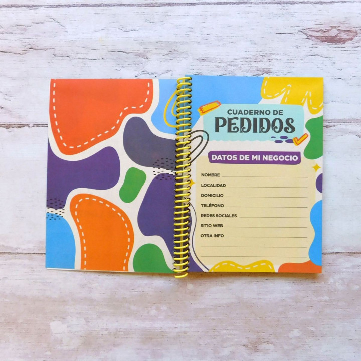 CUADERNO DE PEDIDOS/ EMPRENDEDORES Int. Full Color Conv