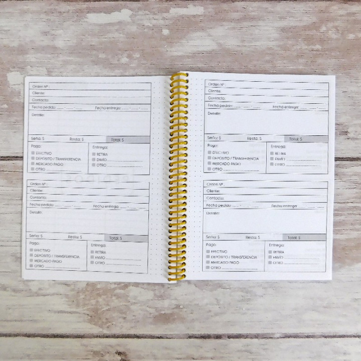 CUADERNO DE PEDIDOS/ EMPRENDEDORES Int. B&N Conv.