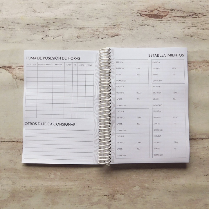 AGENDA DOCENTE Sublimable