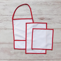 SET JARDIN Sublimable  (TOALLA CON BOLSILLO, SERVILLETA, MANTEL)