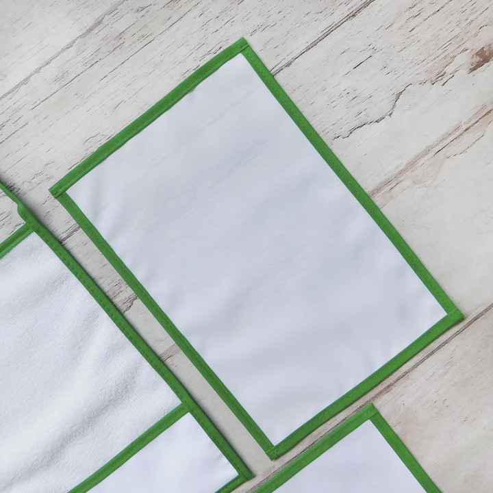 SET JARDIN Sublimable  (TOALLA CON BOLSILLO, SERVILLETA, MANTEL)