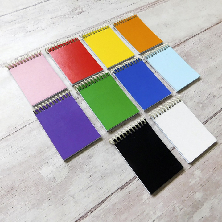 ANOTADOR 7X10 TAPA COLOR INT LISO