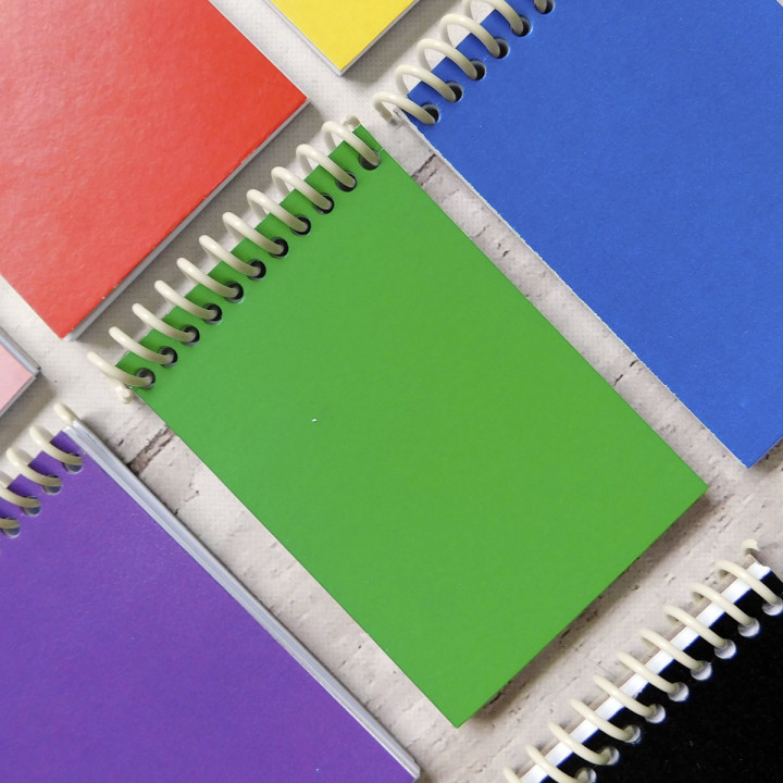 ANOTADOR 7X10 TAPA COLOR INT LISO