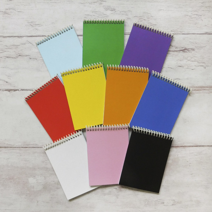 ANOTADOR 10X14 TAPA COLOR INT LISO
