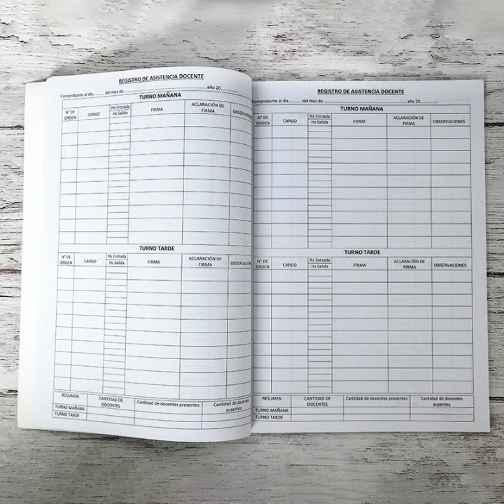 LIBRO DE FIRMA DEL PERSONAL