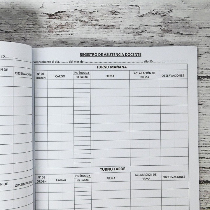 LIBRO DE FIRMA DEL PERSONAL