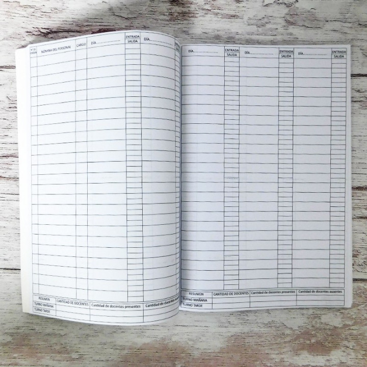 LIBRO DE FIRMA DEL PERSONAL