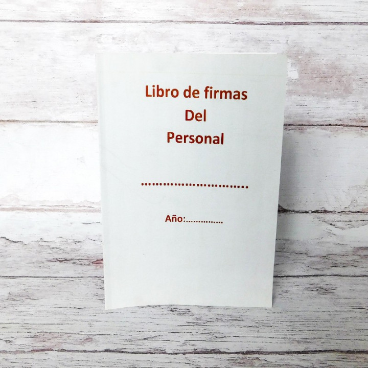 LIBRO DE FIRMA DEL PERSONAL