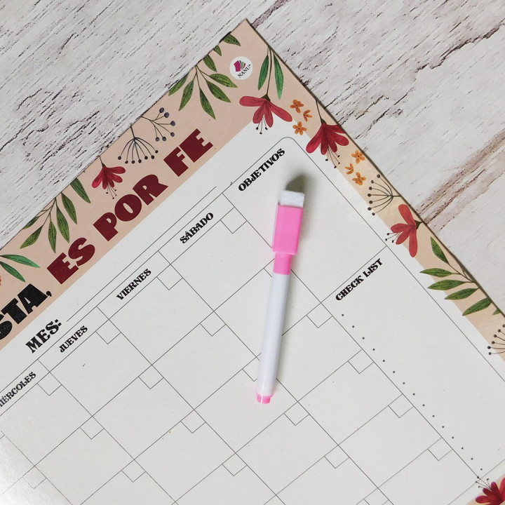PLANNER MENSUAL IMANTADO A3 Religioso