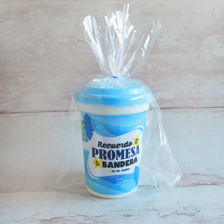 Vaso Promesa a la Bandera (Diseño Sujeto a Stock)
