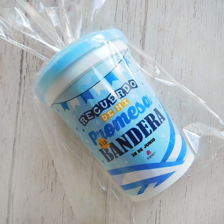 Vaso Promesa a la Bandera (Diseño Sujeto a Stock)