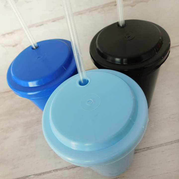 Vasos con Sorbete Colores Surtidos