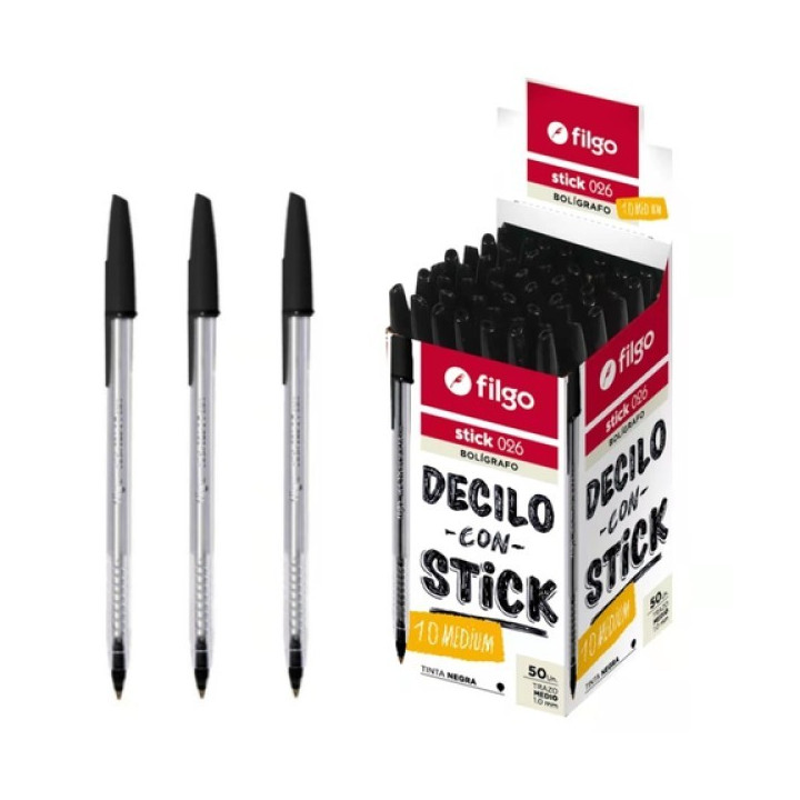 Lapiceras Stick 026 Smile Cajax50 FILGO
