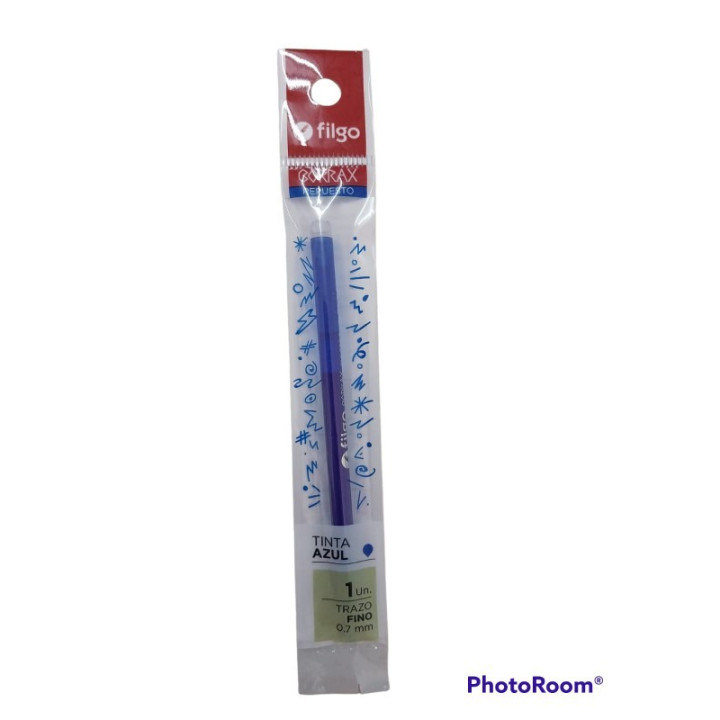 Repuesto Borrable Borrax Trazo Fino Azul trazo fino 0.7mm FILGO