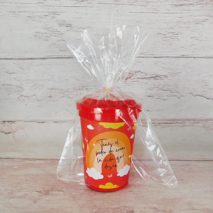 Vasos de colores PERSONALIZADO (10 días háb.)