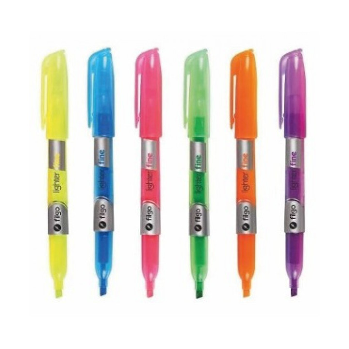 Resaltador Lighter Fine Colores Fluo por Unidad FILGO
