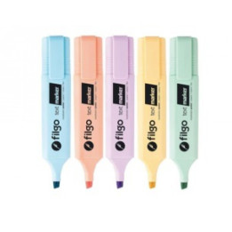 Resaltador Text Marker Colores Pasteles por Unidad FILGO