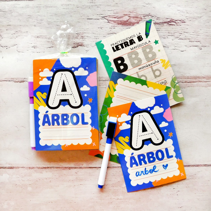 TARJETA CARTAS DIDACTICAS ABC CON FIBRON