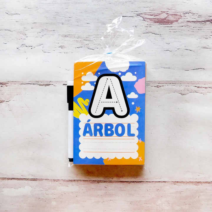TARJETA CARTAS DIDACTICAS ABC CON FIBRON