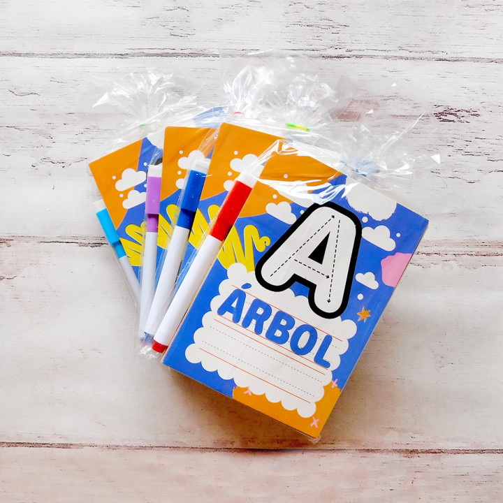 TARJETA CARTAS DIDACTICAS ABC CON FIBRON