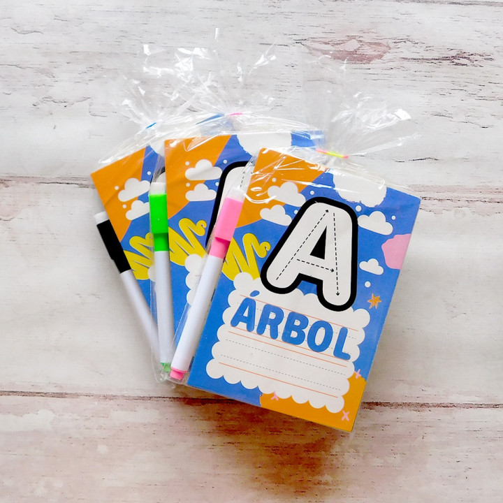 TARJETA CARTAS DIDACTICAS ABC CON FIBRON