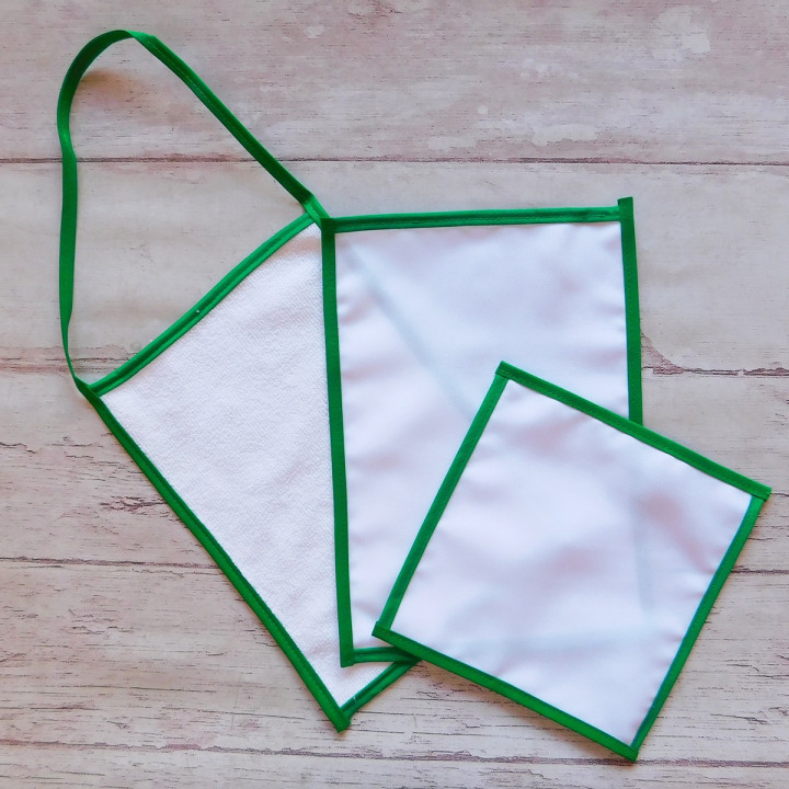 SET JARDIN Sublimable  (TOALLA, SERVILLETA, MANTEL)