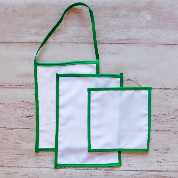 SET JARDIN Sublimable  (TOALLA, SERVILLETA, MANTEL)