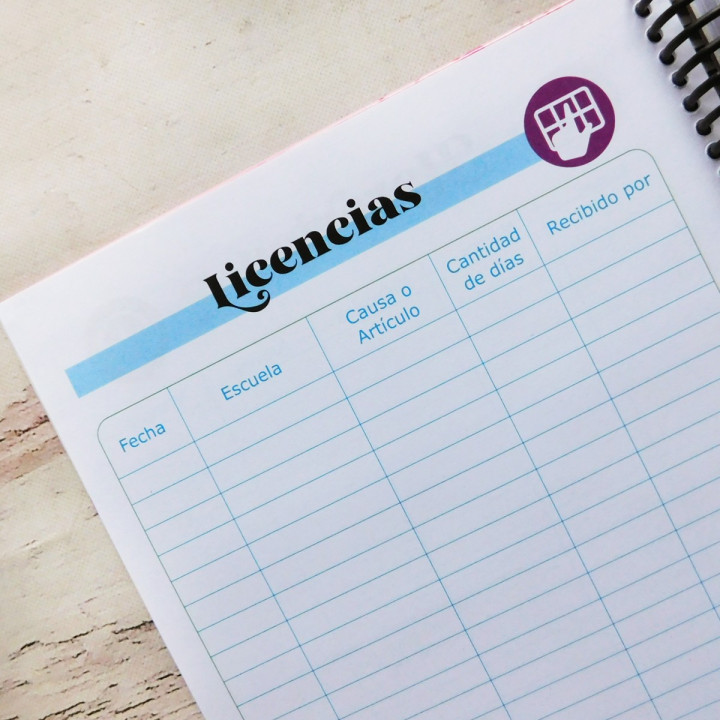AGENDA DOCENTE TAPA DURA TAMAÑO 17X21
