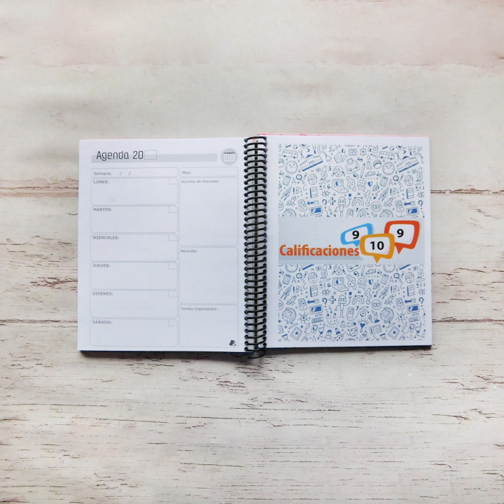 AGENDA DOCENTE TAPA DURA TAMAÑO 17X21