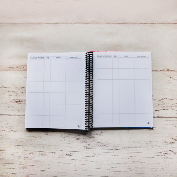 AGENDA DOCENTE TAPA DURA TAMAÑO 17X21